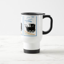 Vintage Baby Carriage Art Mug