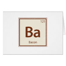 Vintage BACON Periodic Table Cards