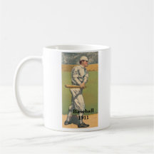 Vintage Baseball Mug 1911