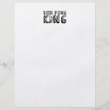 Vintage Beer Pong King Flyers