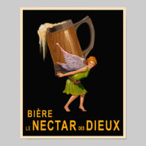 Vintage beer poster posters