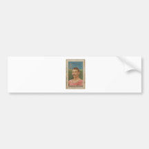 Vintage bicycle and mustache bumper stickers