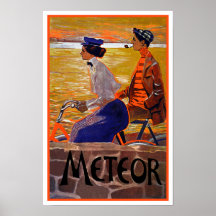 Vintage Bicycle Poster: Meteor Cycles