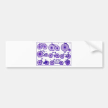 Vintage Bicycles Bumper Stickers