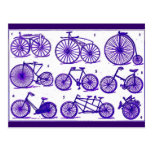 Vintage Bicycles Post Card