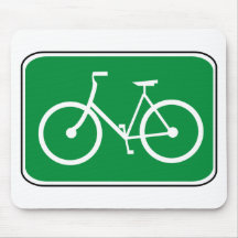 Vintage Bike Sign Mousemat