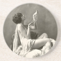 Vintage Billie Dove Photograph Coaster