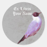 Vintage Bird Bookplate Stickers