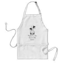 Vintage Bird Cage Happily Ever After Anniversary Aprons