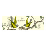 Vintage Bird Wedding Tags Business Card Templates