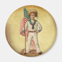 vintage birdcage stamp. magnet