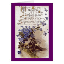 Vintage birthday card.