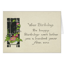 Vintage Birthday Card