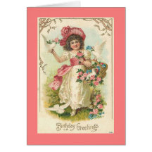 Vintage Birthday Greeting Card