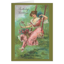 Vintage Birthday Greeting Card