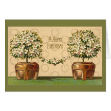 Vintage Birthday Greeting Card