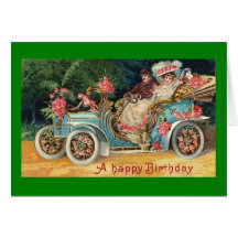 Vintage Birthday Greeting Card