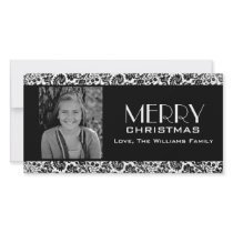 Vintage Black/Grey Photo Greeting Card