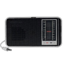 Vintage Black Radio Speaker