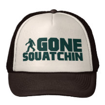 vintage Bobo GONE SQUATCHIN Hat Finding Bigfoot