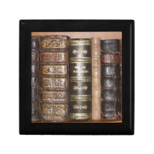 Vintage books jewelry box