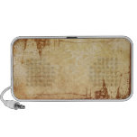 Vintage Borders Grunge Notebook Speaker