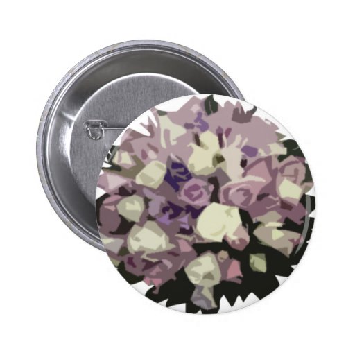 Vintage Bouquet Badge Pin