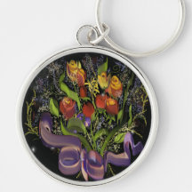 Vintage Bouquet Keychain