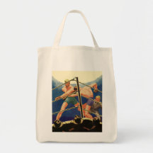 Vintage Boxing Canvas Bags