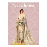 Vintage Bride Custom Invitation