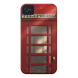 Vintage British Red Telephone Box iPhone 4 Cover