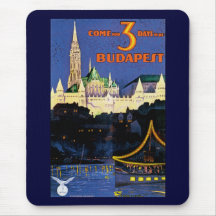 Vintage Budapest Mousepads