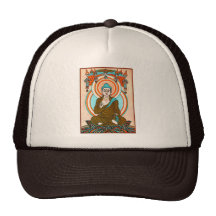 Vintage Buddha Art Hats