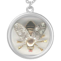 Vintage  Bumble Bee Jewellery Personalized Necklace
