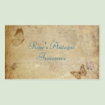 Vintage Butterflies Antique Store business cards