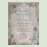 Vintage Butterflies invitations