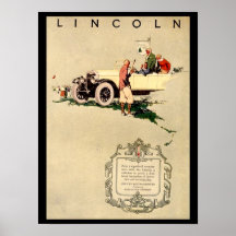 Vintage Car 1920's Poster