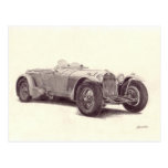 Vintage Car: Alpha Romeo 8C Post Card