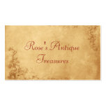 Vintage Caramel Brown Business Cards