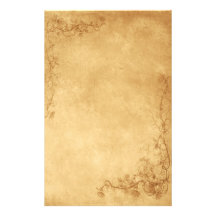 Vintage Caramel Brown Stationery