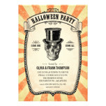 Vintage Carnival Show Halloween Invitations