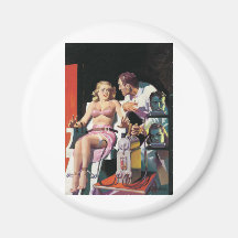 vintage cartoon weird magnets