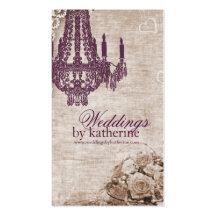 Vintage Chandelier Business Card