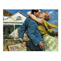 Vintage Change of Address, Love and romance Postcards