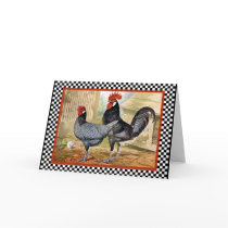 Vintage Chicken Rooster Greeting Cards