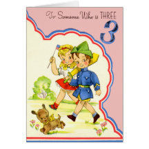 Vintage Child's Birthday Card