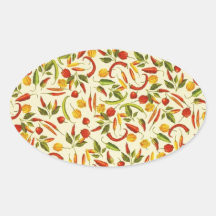 Vintage Chilli Peppers Sticker