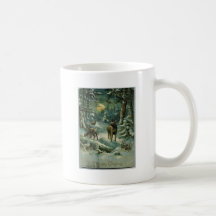 Vintage Christmas Coffee Mugs