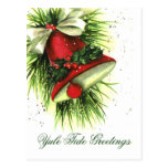 Vintage Christmas Greetings Postcard