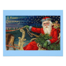 Vintage Christmas Invites